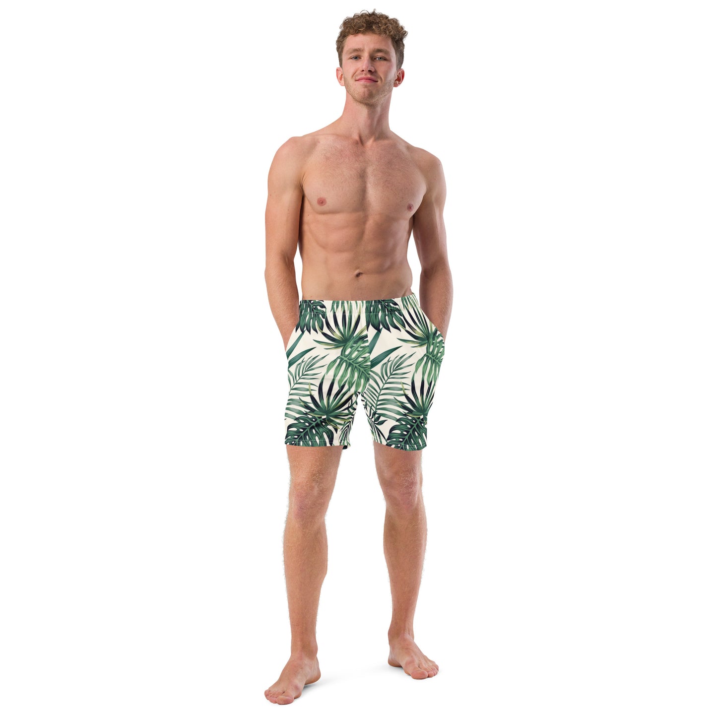 Men's Swim Trunks (Glamourange Mens Swim Trunks By Patterns - 009 Model)