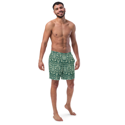 Men's Swim Trunks (Glamourange Mens Swim Trunks By Patterns - 0010 Model)