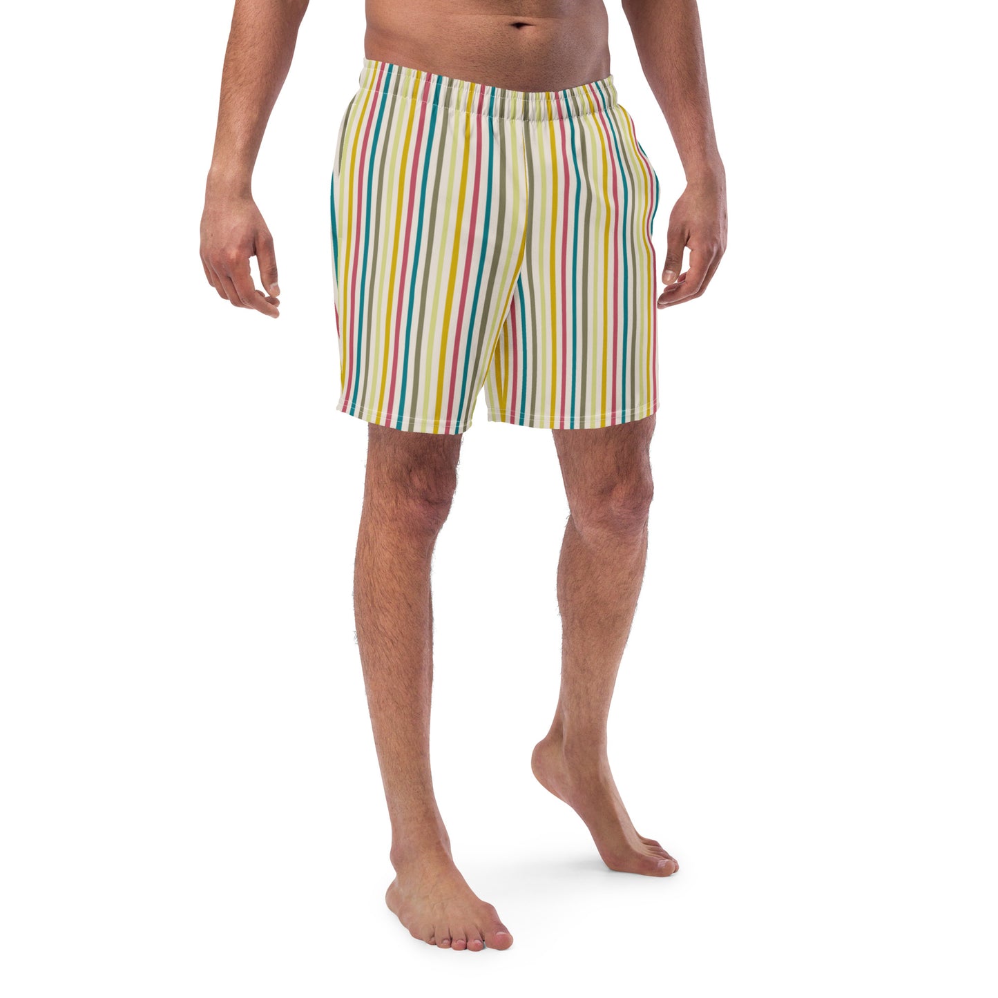 Men's Swim Trunks (Glamourange Mens Swim Trunks By Patterns - 0011 Model)