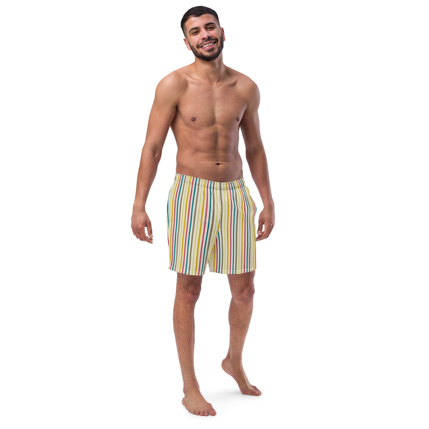 Men's Swim Trunks (Glamourange Mens Swim Trunks By Patterns - 0011 Model)