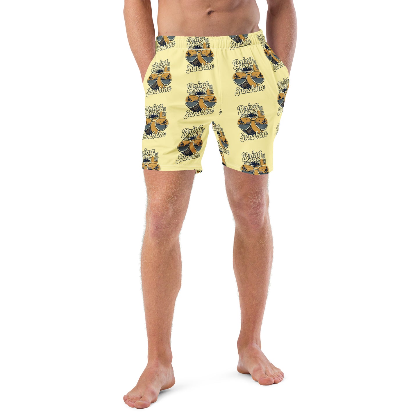 Men's Swim Trunks (Glamourange Mens Swim Trunks By Patterns - 0012 Model)