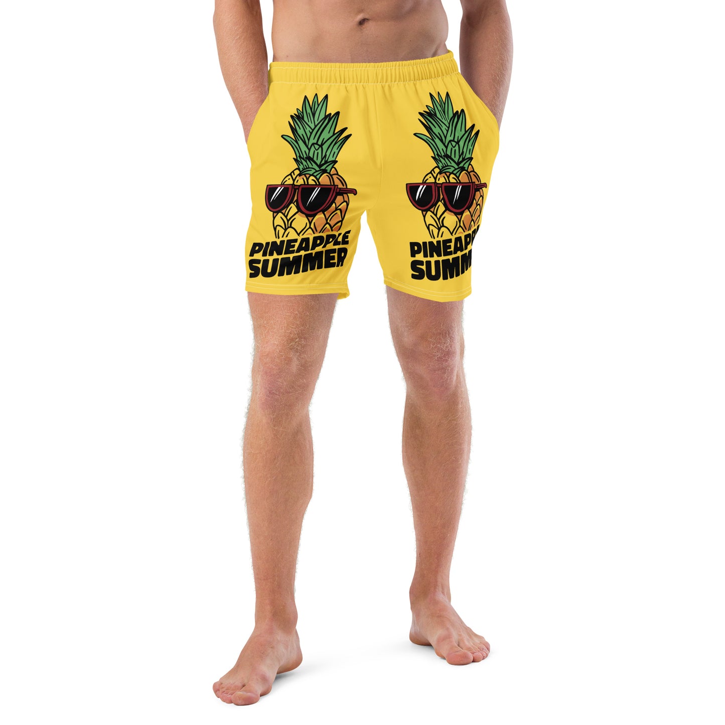 Men's Swim Trunks (Glamourange Mens Swim Trunks By Patterns - 0014 Model)