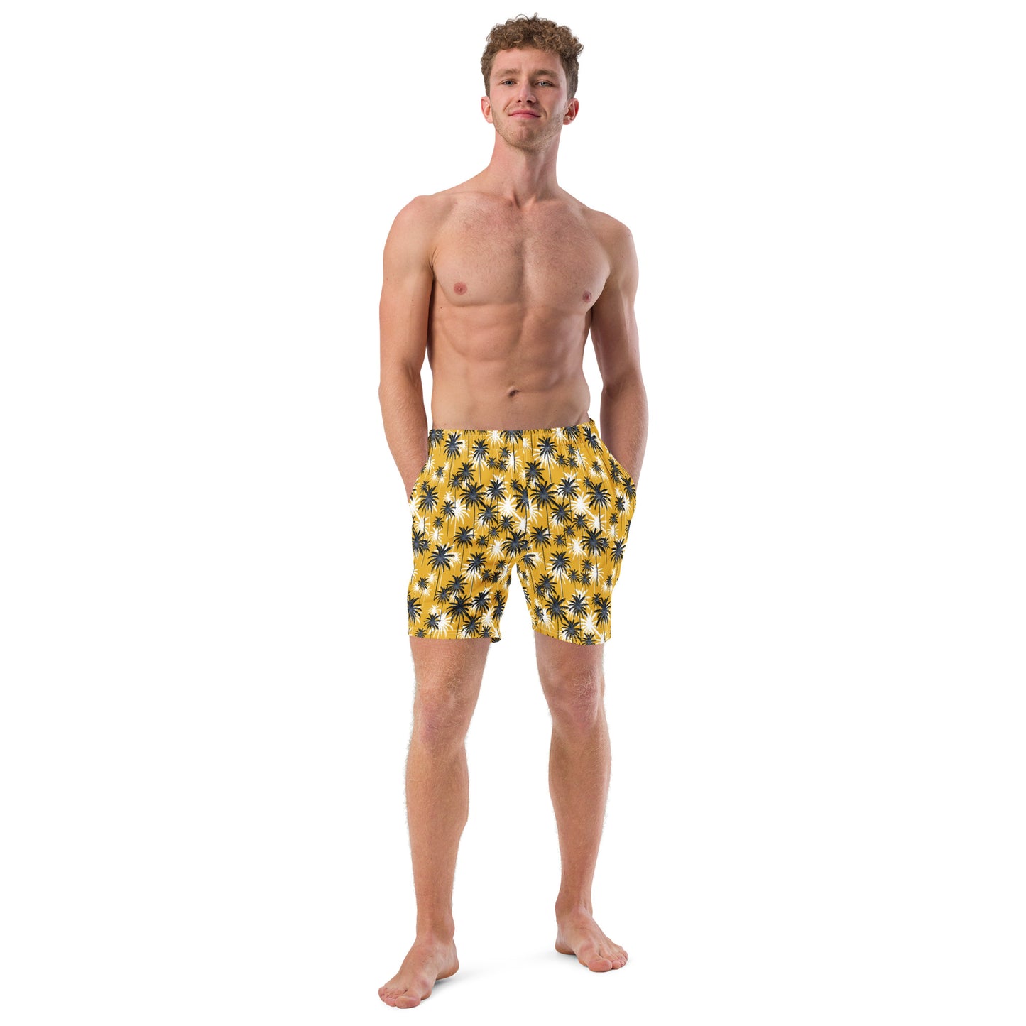 Men's Swim Trunks (Glamourange Mens Swim Trunks By Patterns - 0016 Model)