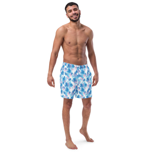 Men's Swim Trunks (Glamourange Mens Swim Trunks By Patterns - 0017 Model)