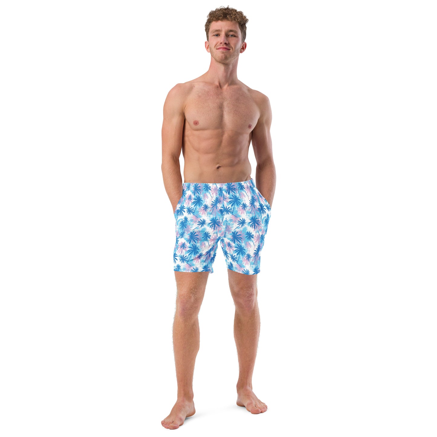 Men's Swim Trunks (Glamourange Mens Swim Trunks By Patterns - 0017 Model)