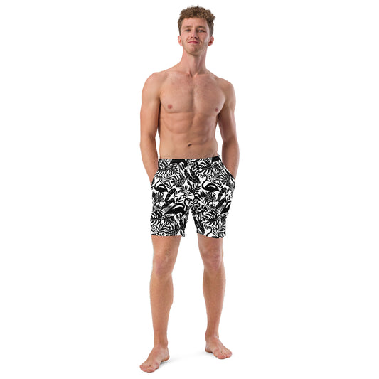 Men's Swim Trunks (Glamourange Mens Swim Trunks By Patterns - 0018 Model)