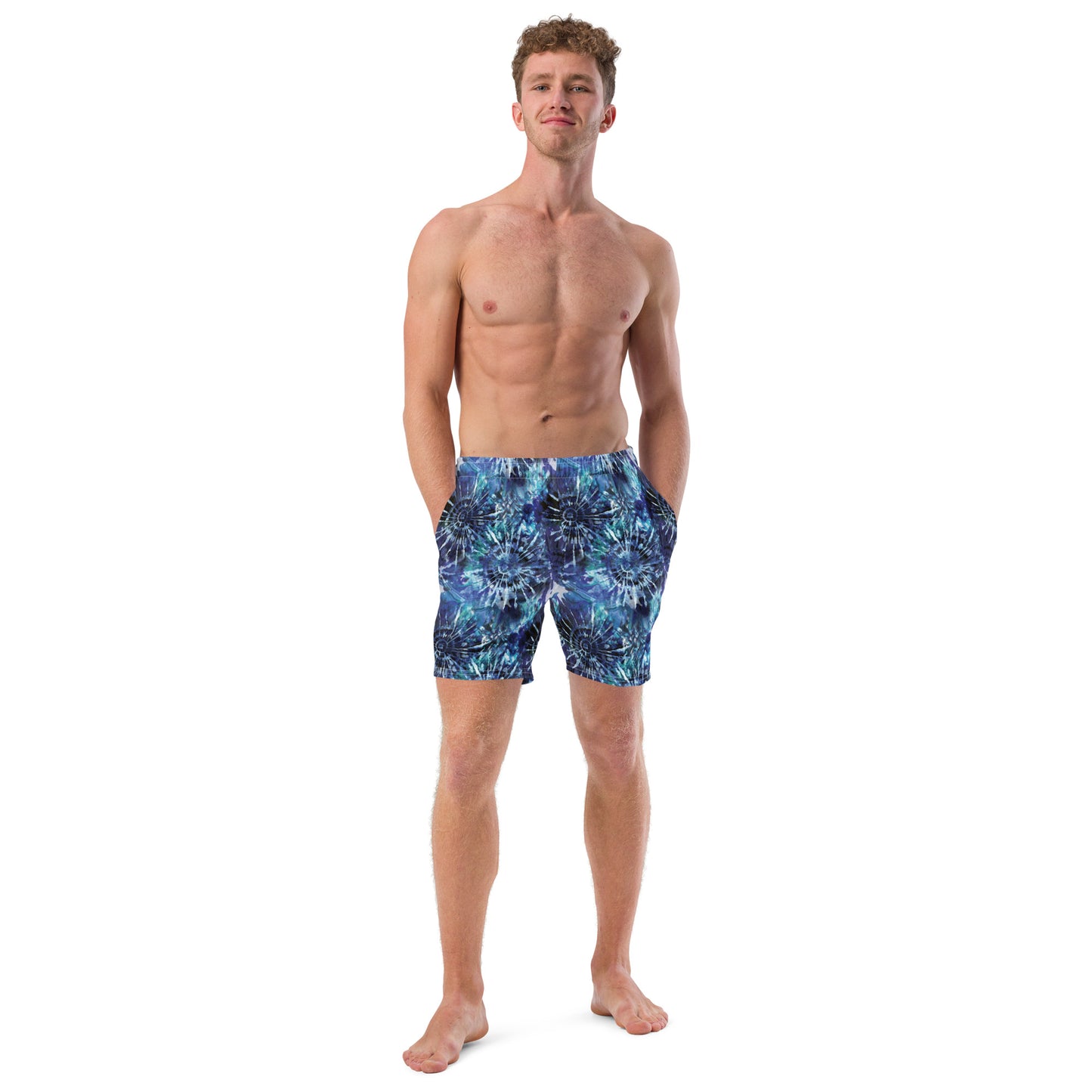 Men's Swim Trunks (Glamourange Mens Swim Trunks By Patterns - 0019 Model)