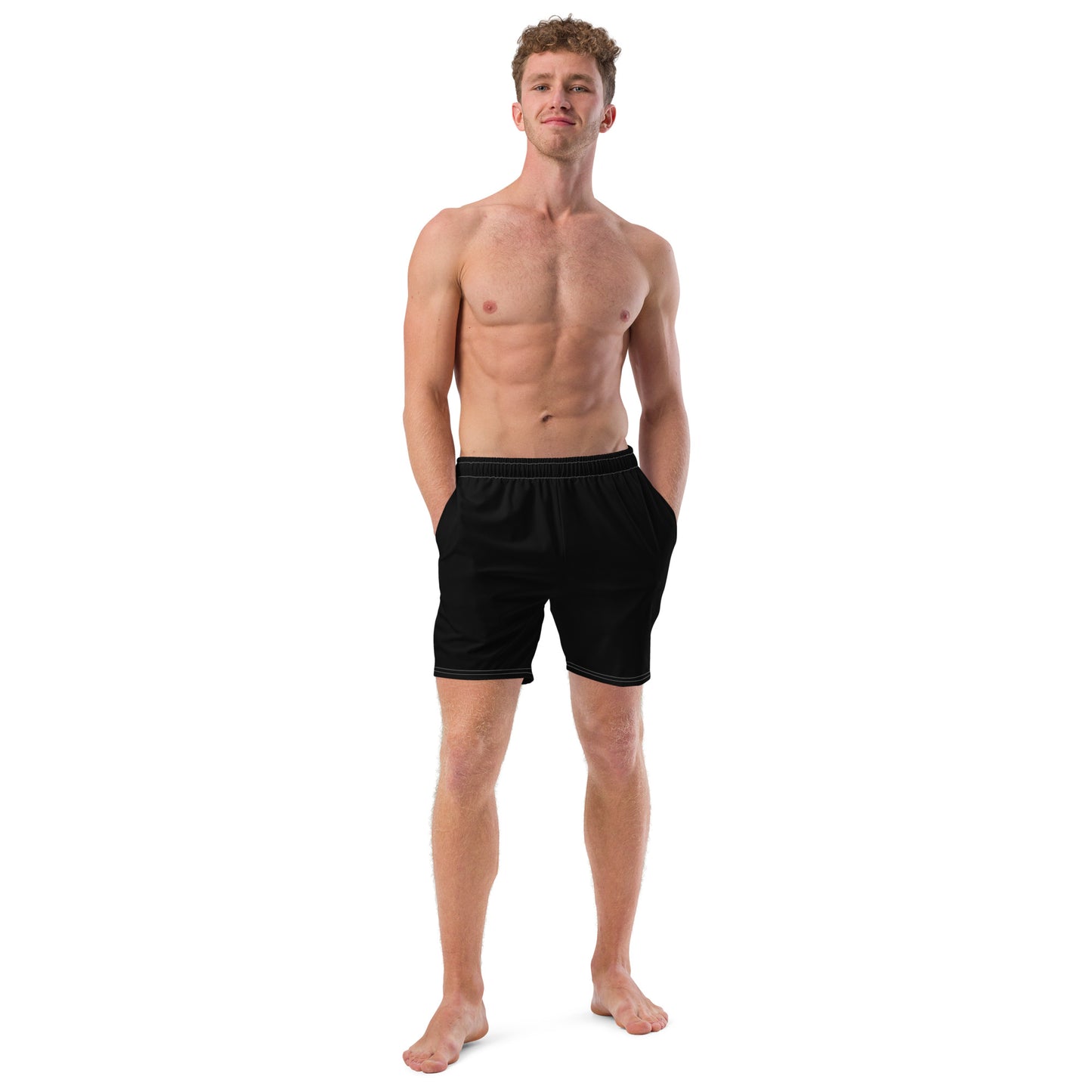 Men's Swim Trunks (Glamourange Mens Swim Trunks By Colours - 001 Model)