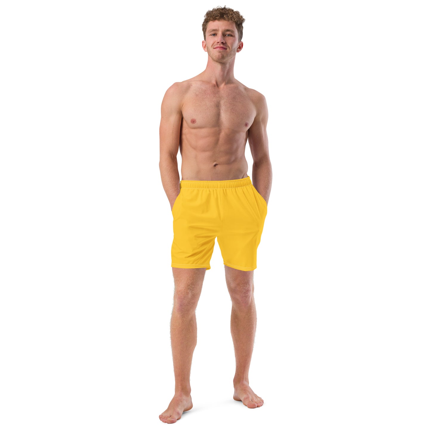 Men's Swim Trunks (Glamourange Mens Swim Trunks By Colours - 006 Model)