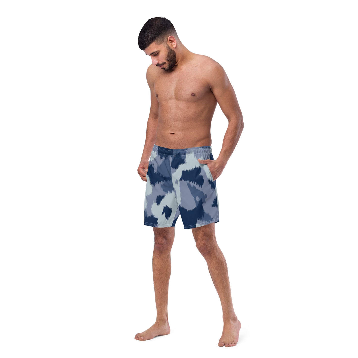 Men's Swim Trunks (Glamourange Mens Swim Trunks By Patterns - 003 Model)