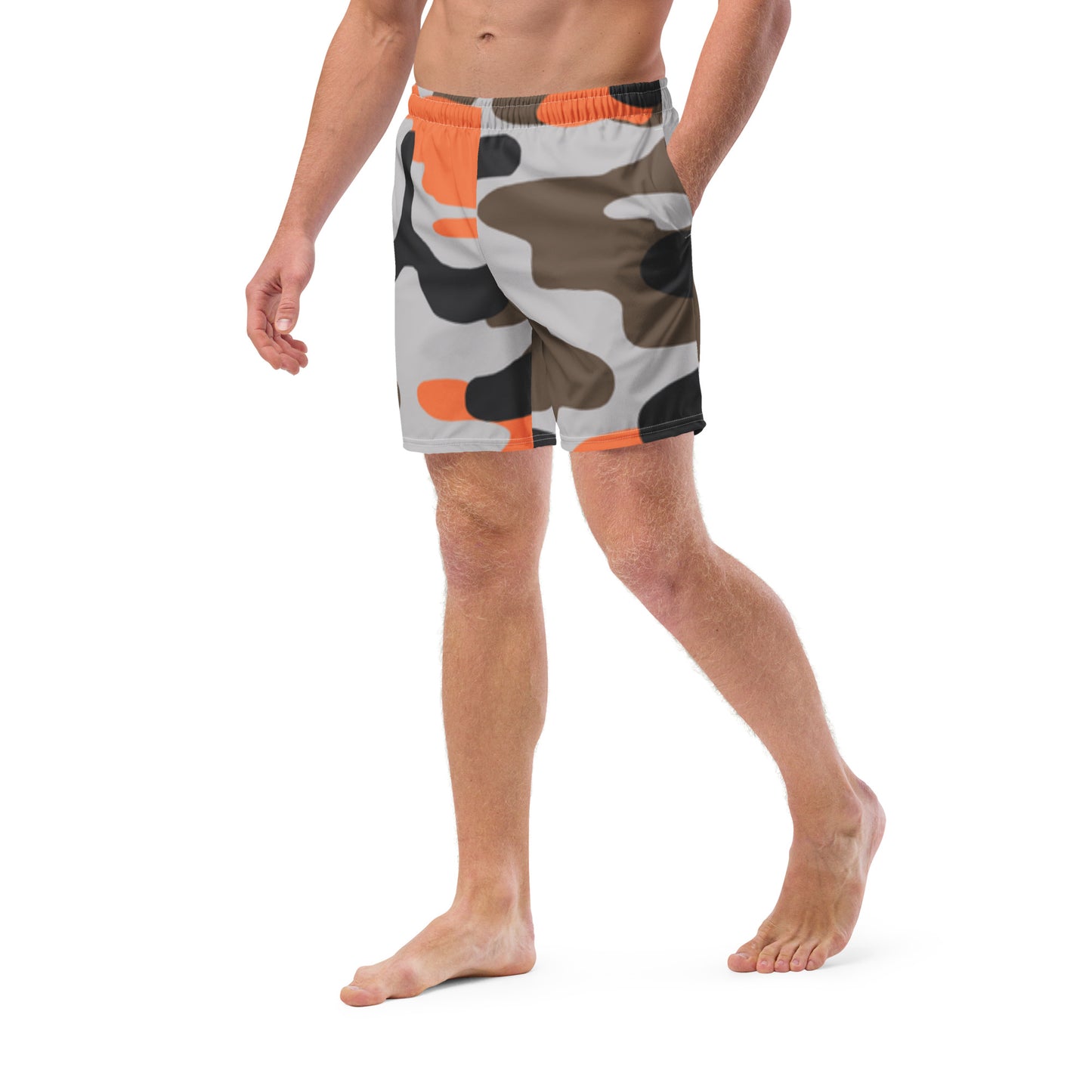 Men's Swim Trunks (Glamourange Mens Swim Trunks By Patterns - 004 Model)