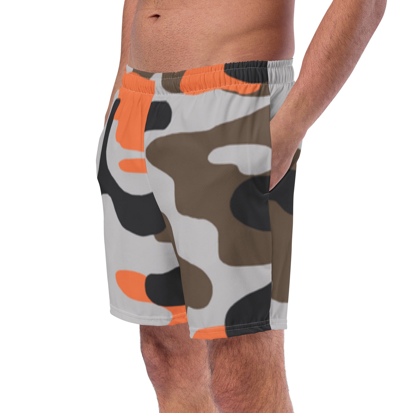 Men's Swim Trunks (Glamourange Mens Swim Trunks By Patterns - 004 Model)