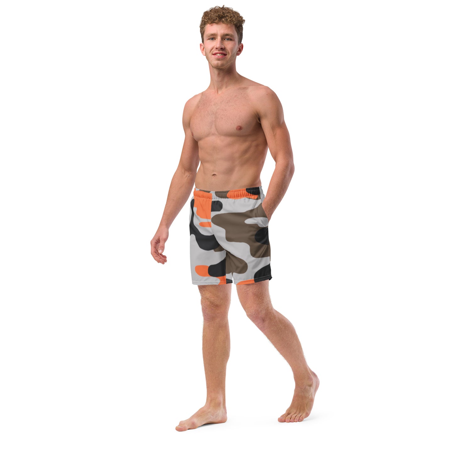 Men's Swim Trunks (Glamourange Mens Swim Trunks By Patterns - 004 Model)