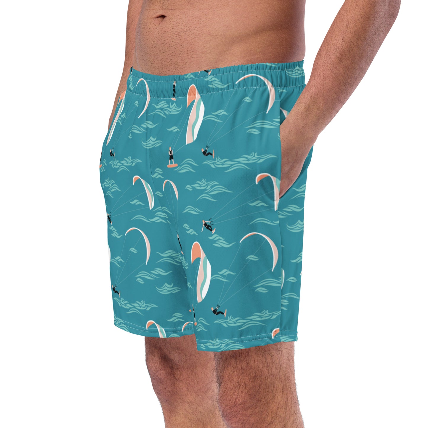 Men's Swim Trunks (Glamourange Mens Swim Trunks By Patterns - 006 Model)