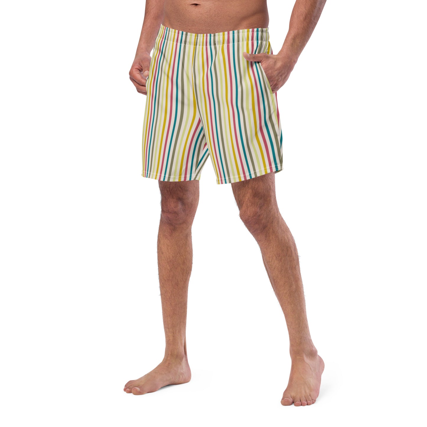 Men's Swim Trunks (Glamourange Mens Swim Trunks By Patterns - 0011 Model)