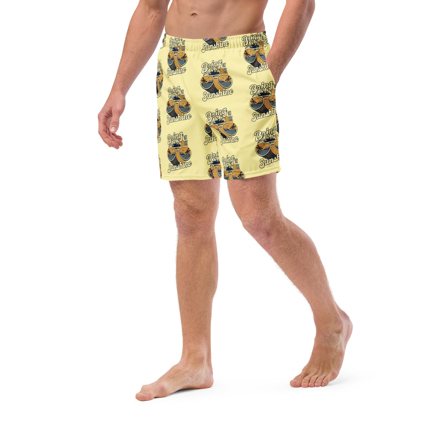 Men's Swim Trunks (Glamourange Mens Swim Trunks By Patterns - 0012 Model)