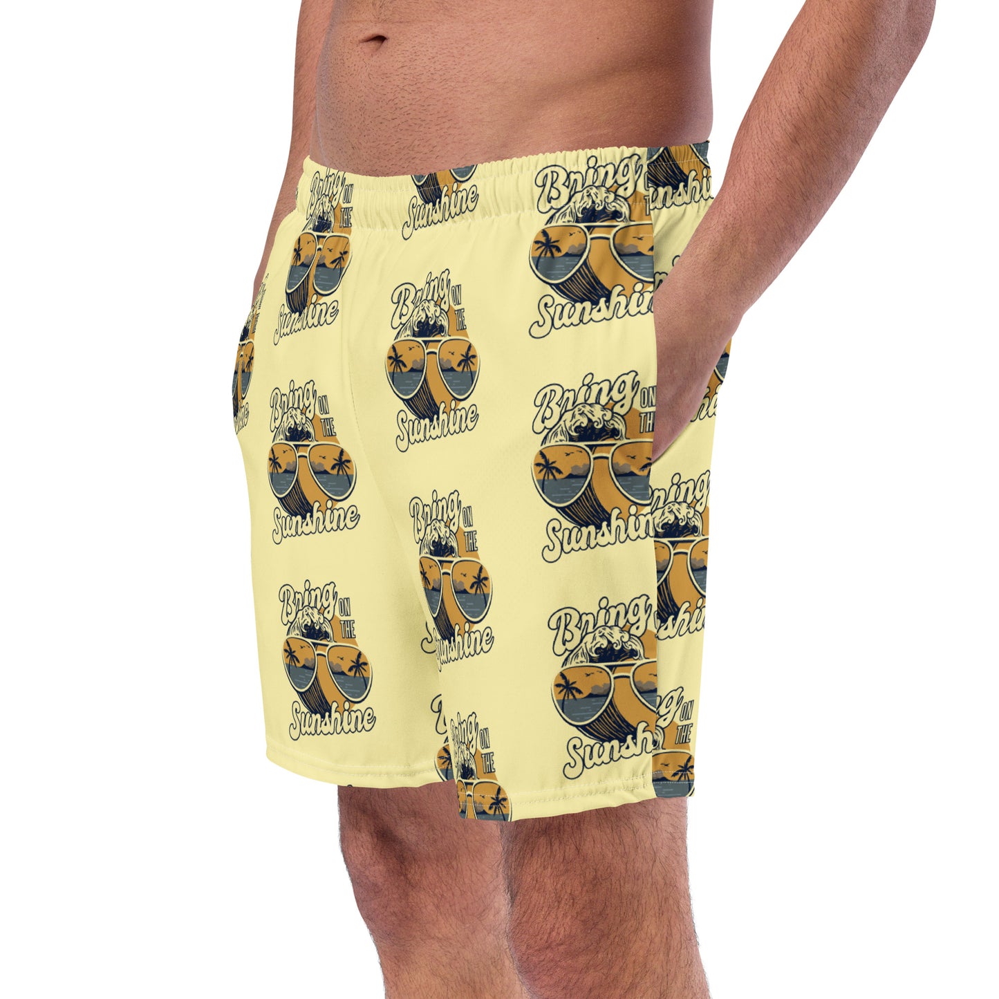 Men's Swim Trunks (Glamourange Mens Swim Trunks By Patterns - 0012 Model)