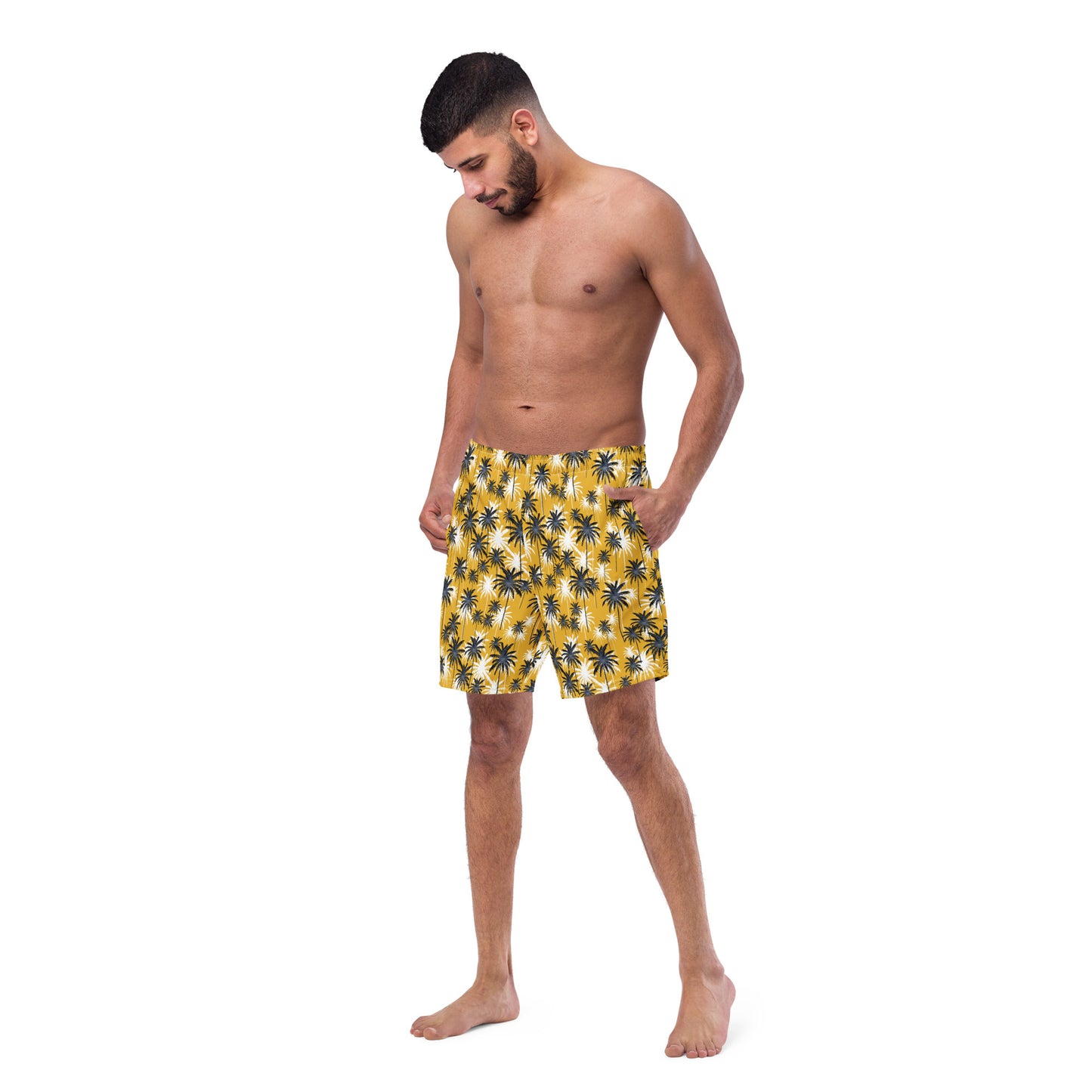 Men's Swim Trunks (Glamourange Mens Swim Trunks By Patterns - 0016 Model)