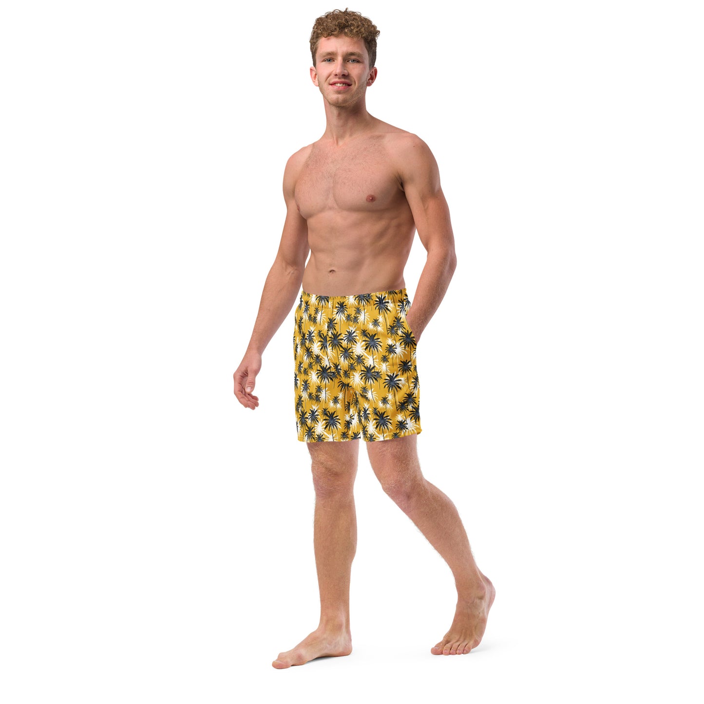 Men's Swim Trunks (Glamourange Mens Swim Trunks By Patterns - 0016 Model)