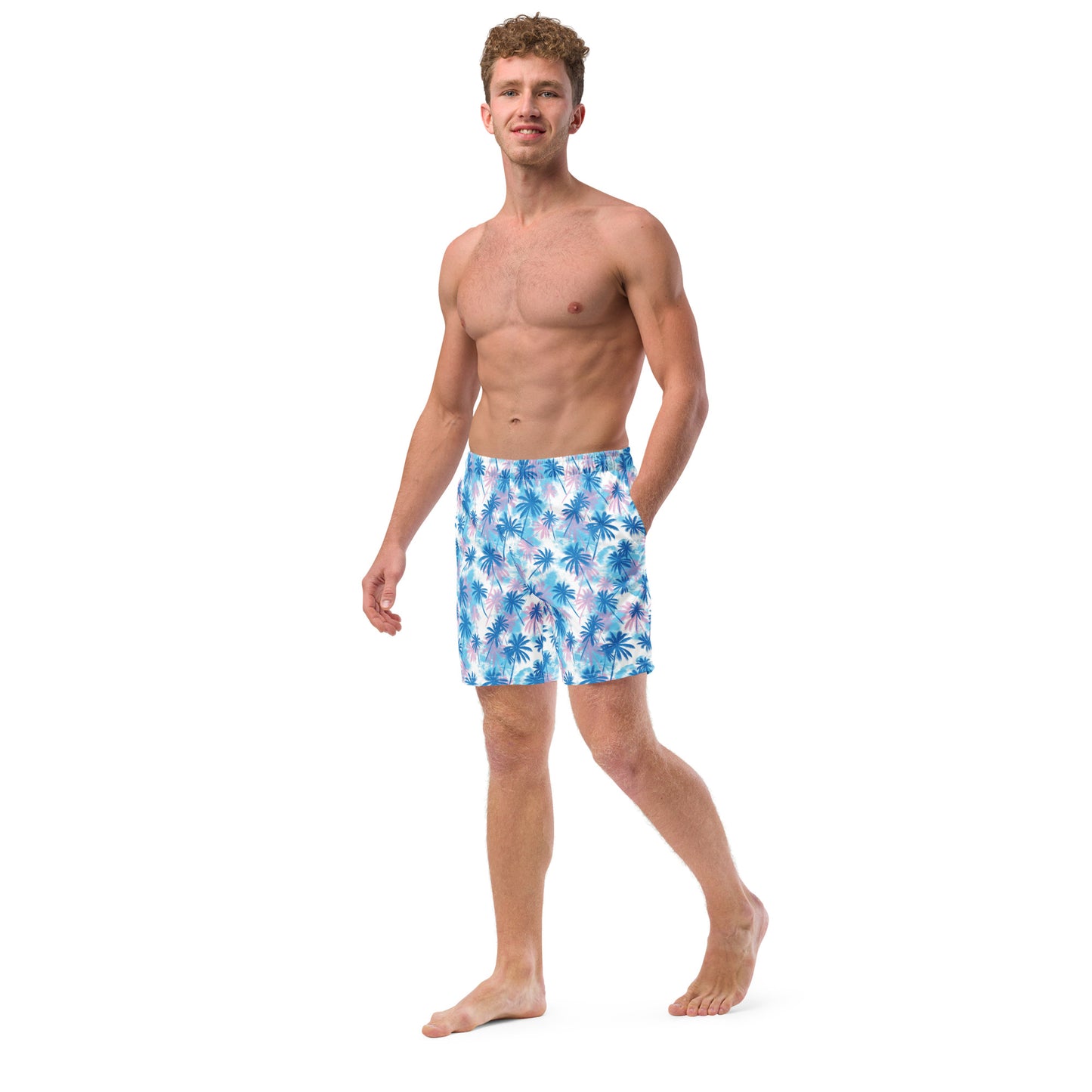 Men's Swim Trunks (Glamourange Mens Swim Trunks By Patterns - 0017 Model)