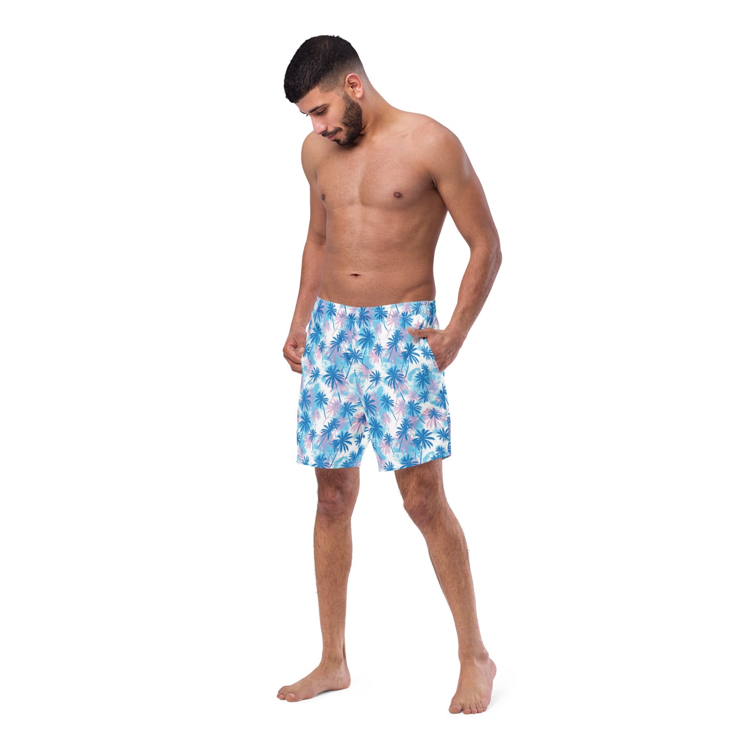 Men's Swim Trunks (Glamourange Mens Swim Trunks By Patterns - 0017 Model)