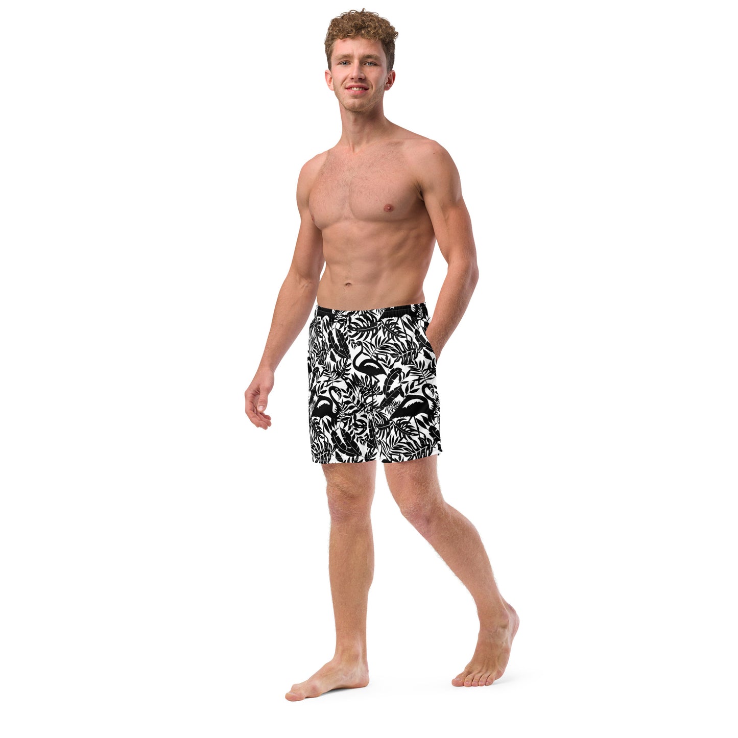 Men's Swim Trunks (Glamourange Mens Swim Trunks By Patterns - 0018 Model)