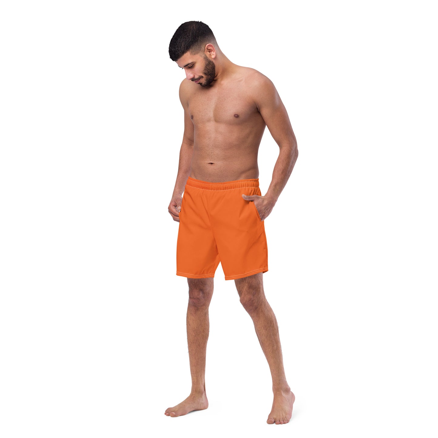 Men's Swim Trunks (Glamourange Mens Swim Trunks By Colours - 004 Model)