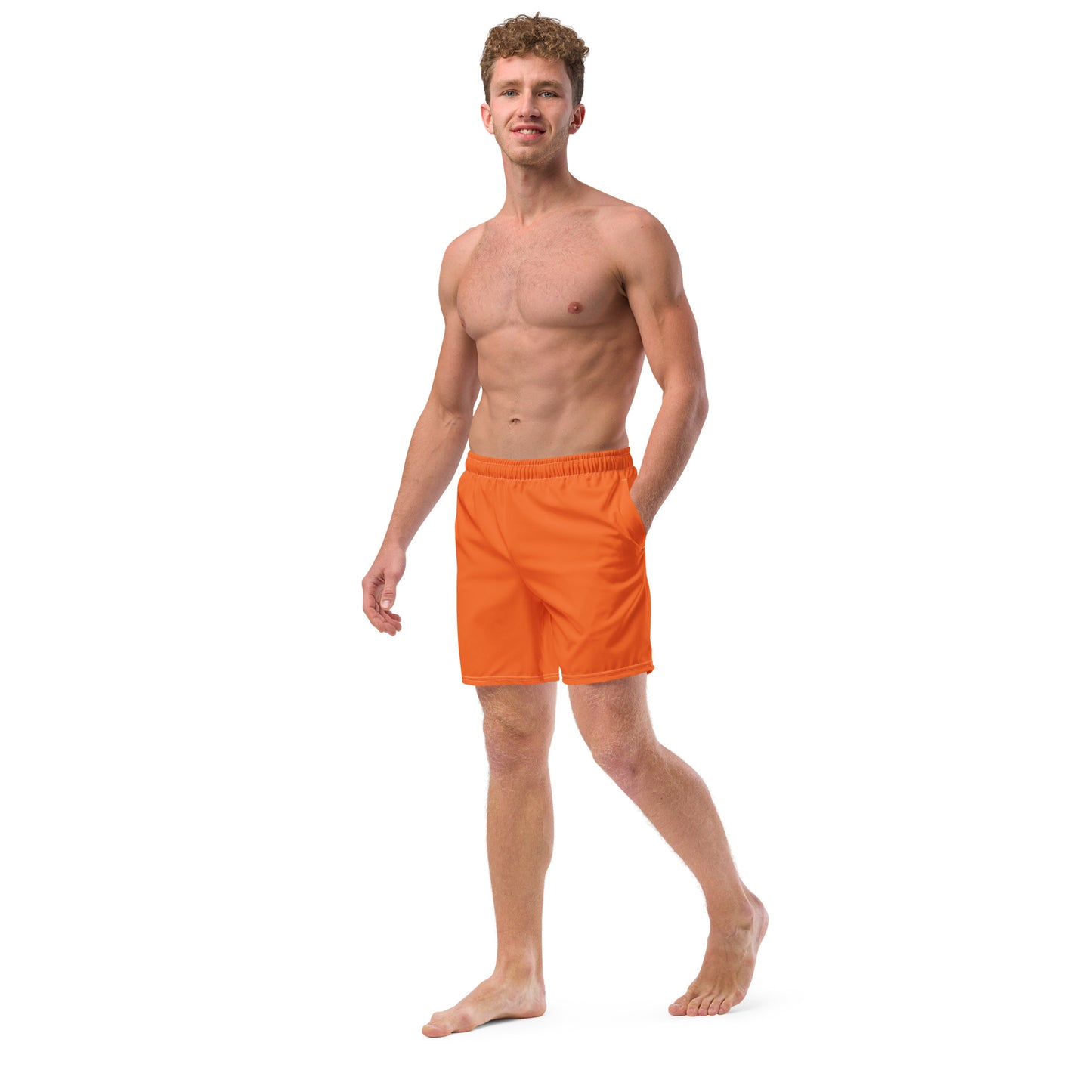 Men's Swim Trunks (Glamourange Mens Swim Trunks By Colours - 004 Model)