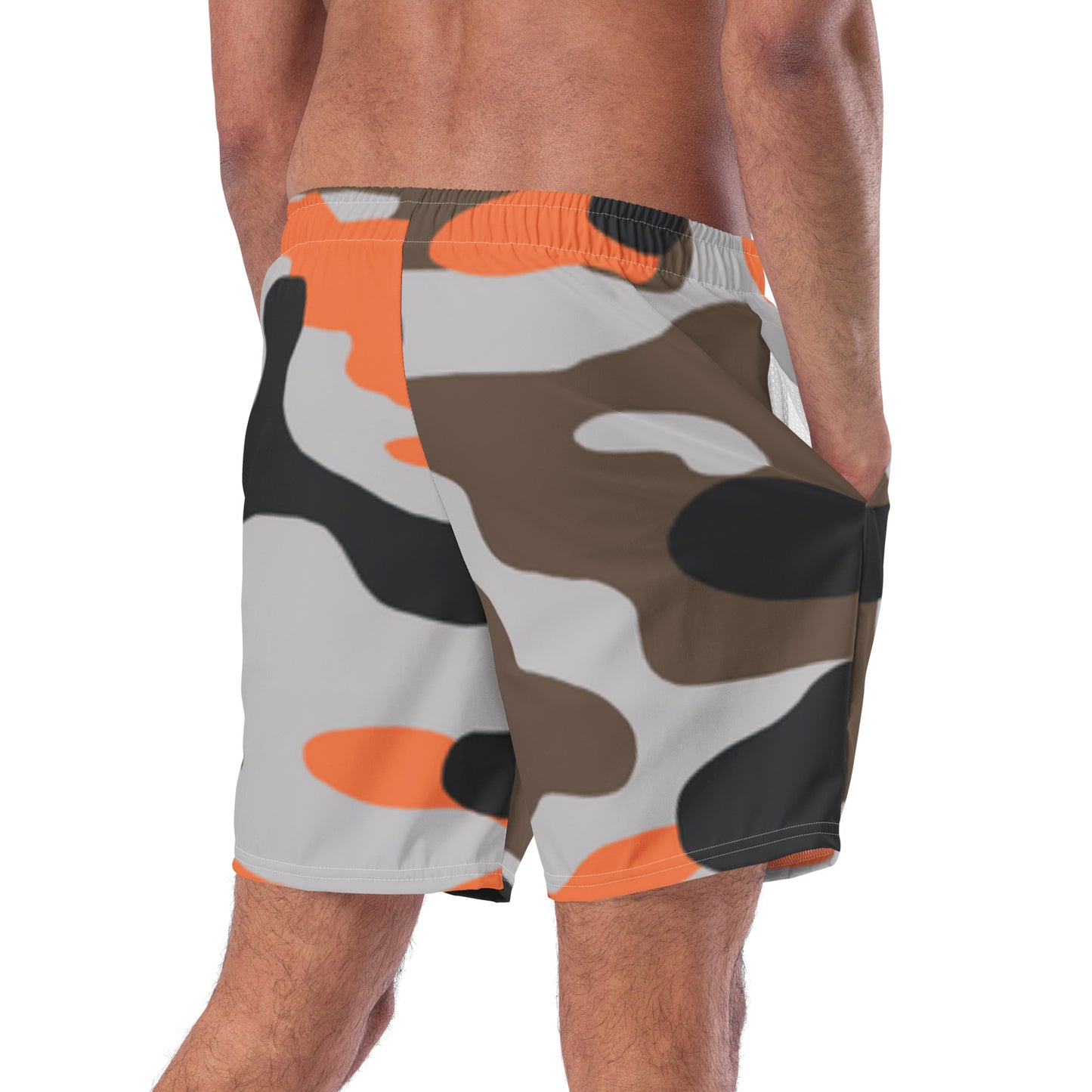 Men's Swim Trunks (Glamourange Mens Swim Trunks By Patterns - 004 Model)