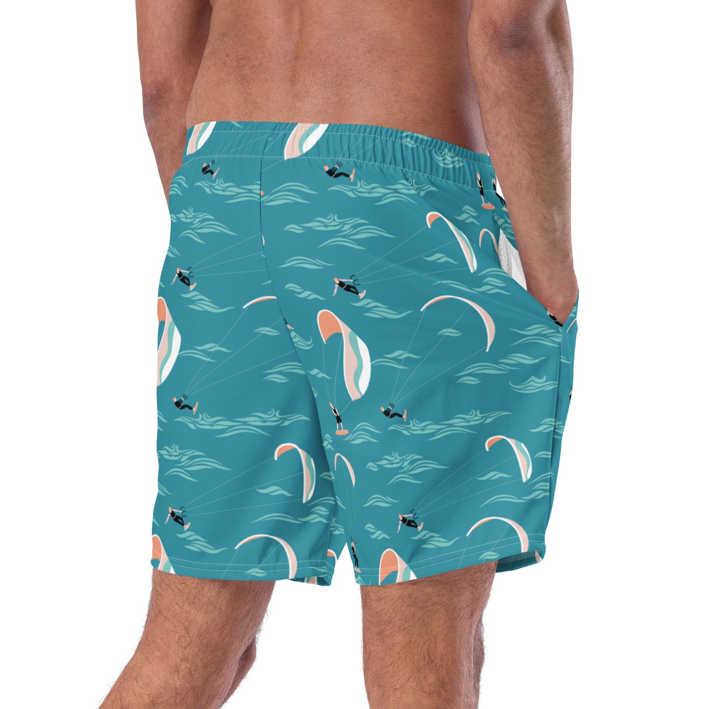 Men's Swim Trunks (Glamourange Mens Swim Trunks By Patterns - 006 Model)