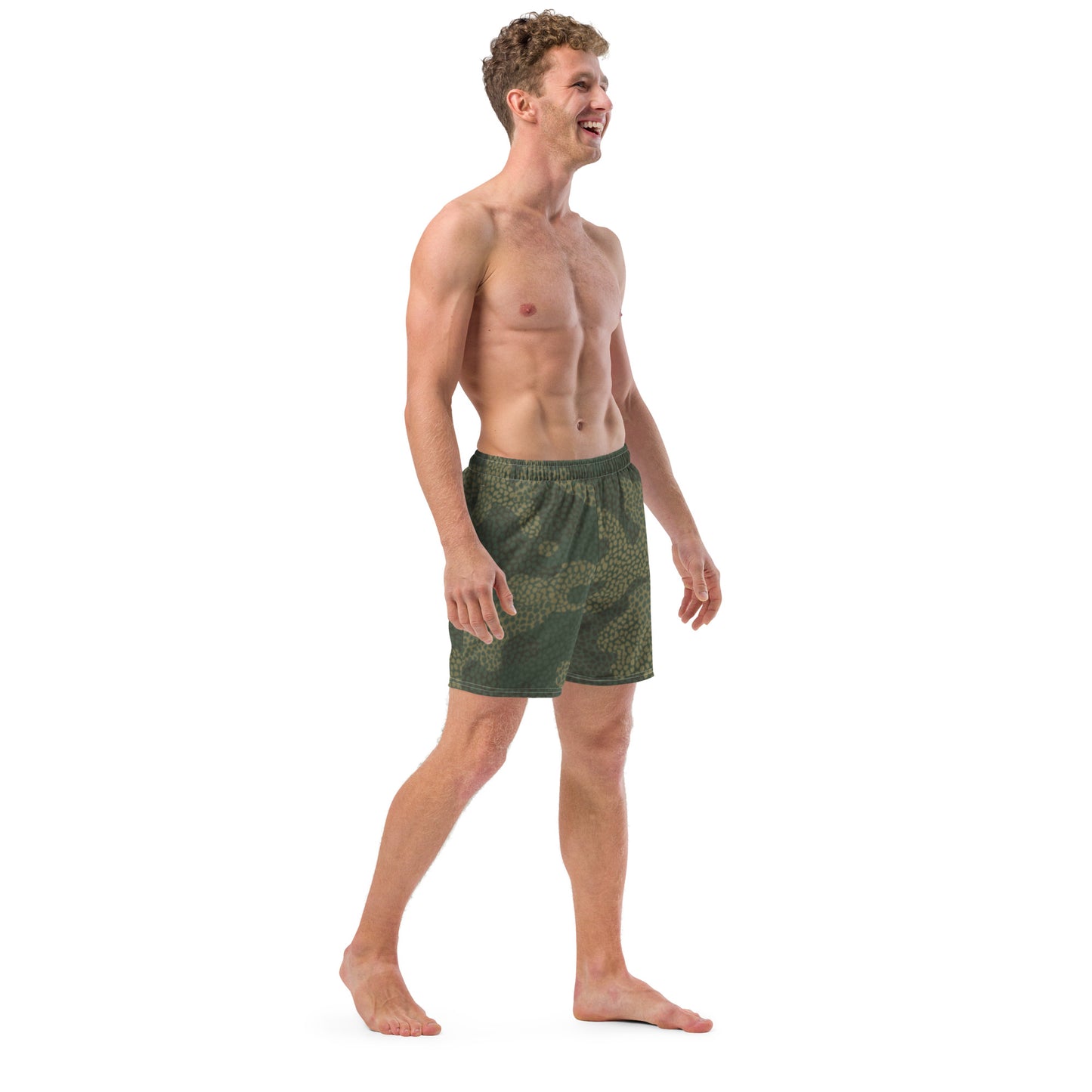 Men's Swim Trunks (Glamourange Mens Swim Trunks By Patterns - 002 Model)