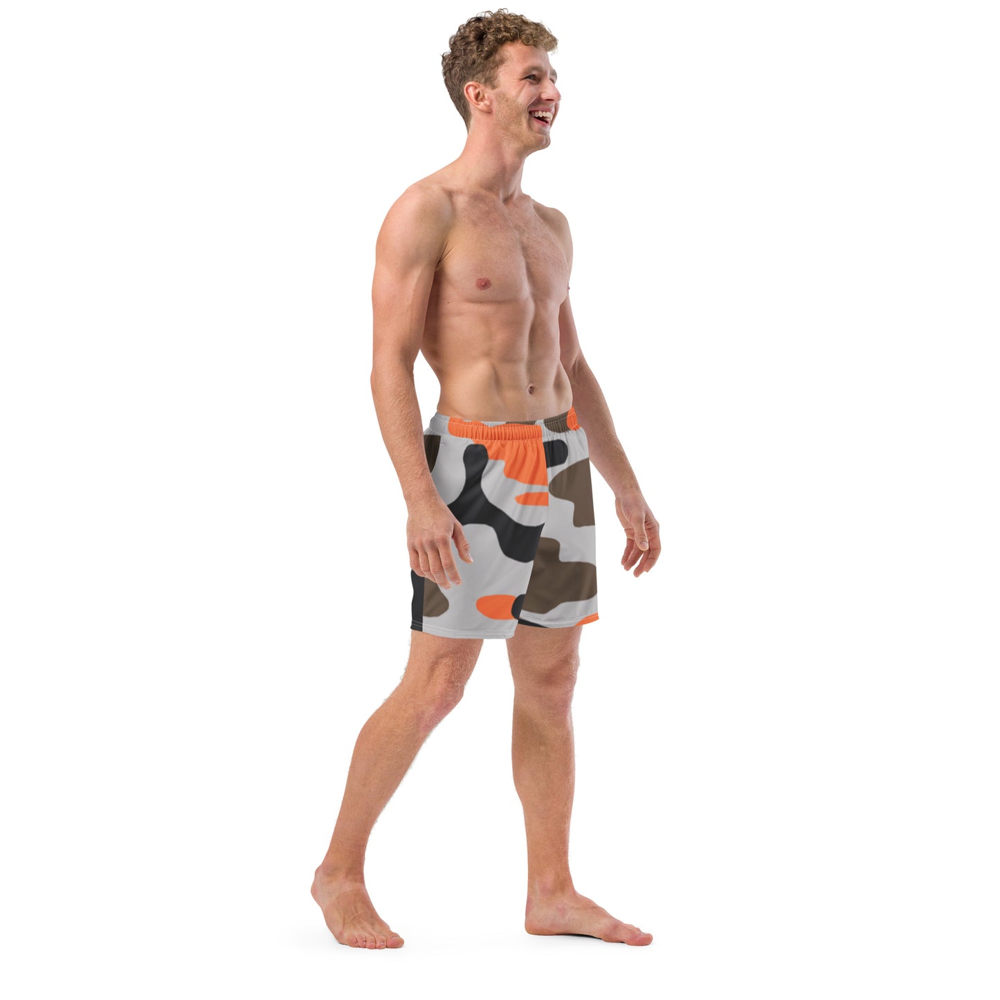 Men's Swim Trunks (Glamourange Mens Swim Trunks By Patterns - 004 Model)