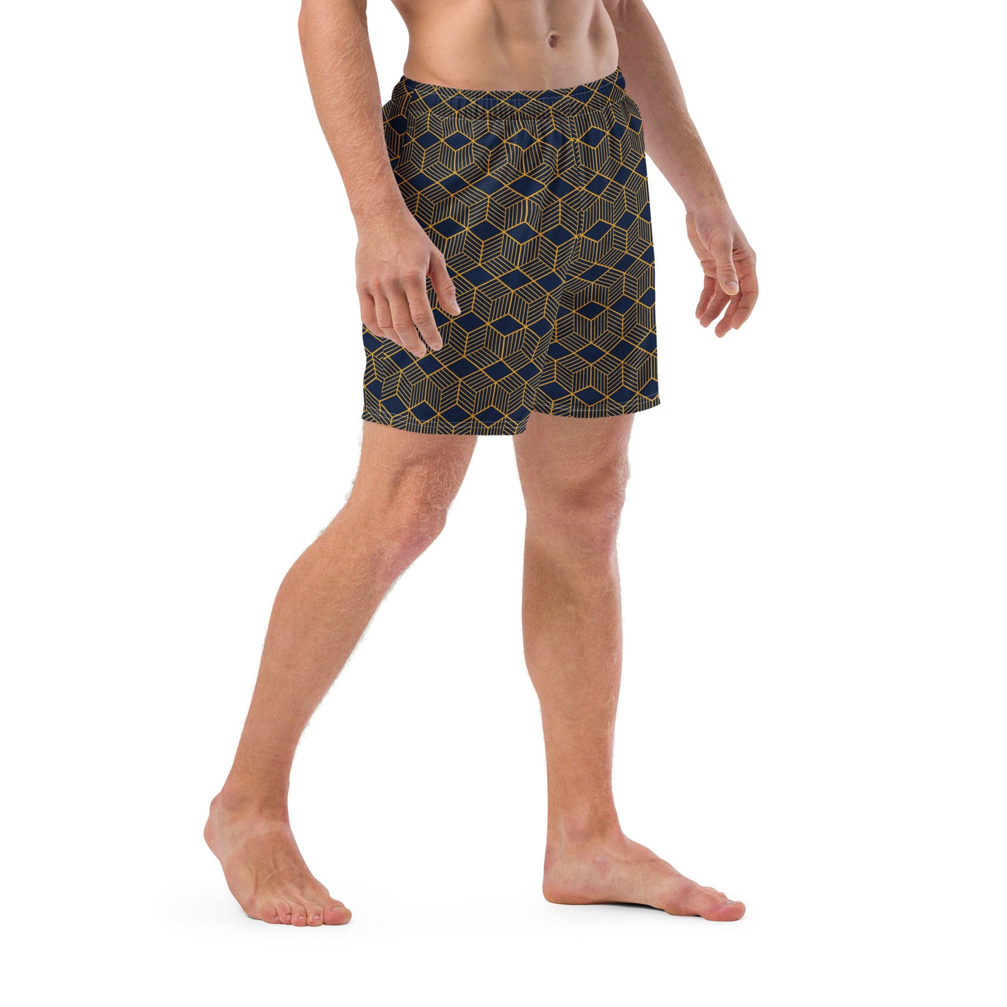 Men's Swim Trunks (Glamourange Mens Swim Trunks By Patterns - 005 Model)