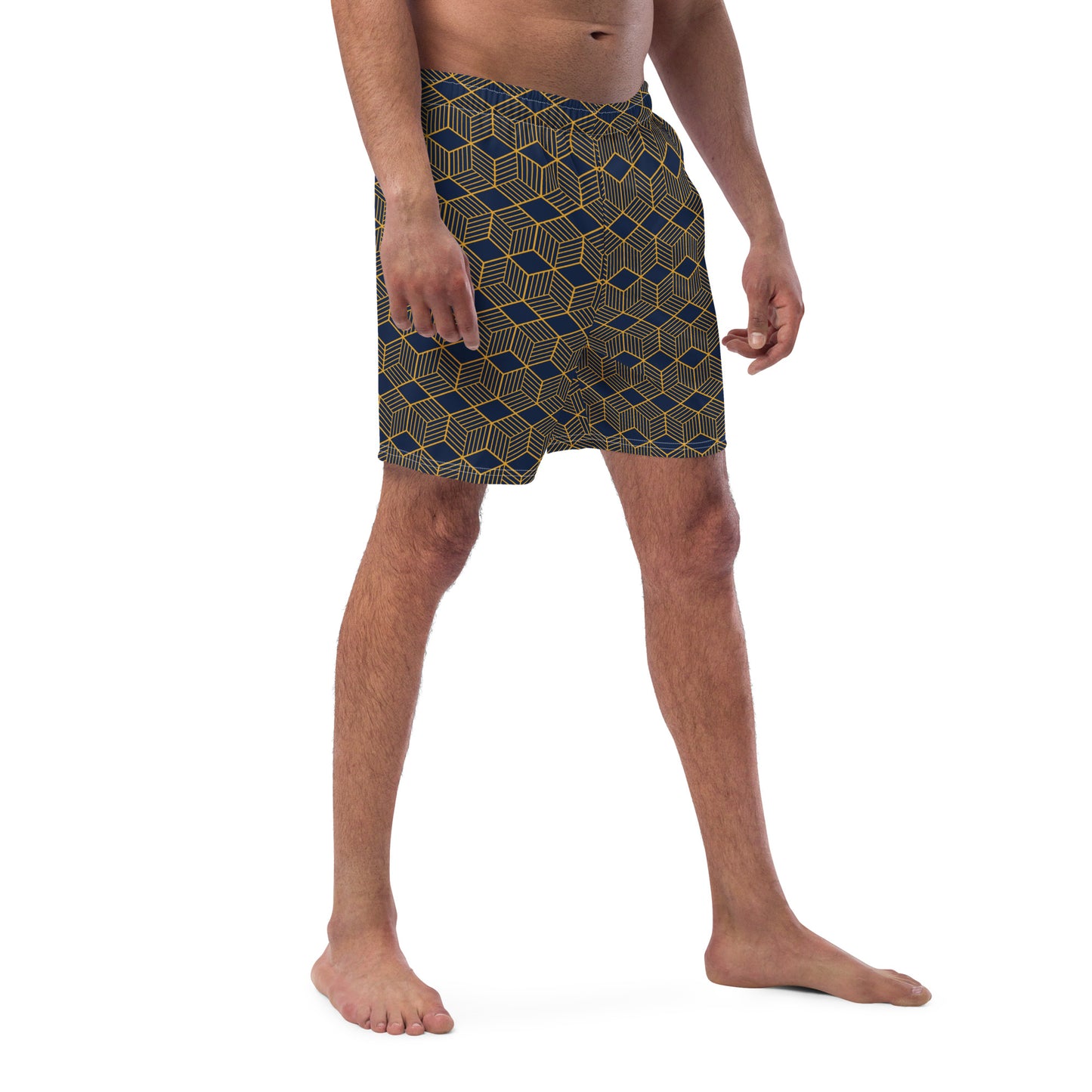 Men's Swim Trunks (Glamourange Mens Swim Trunks By Patterns - 005 Model)