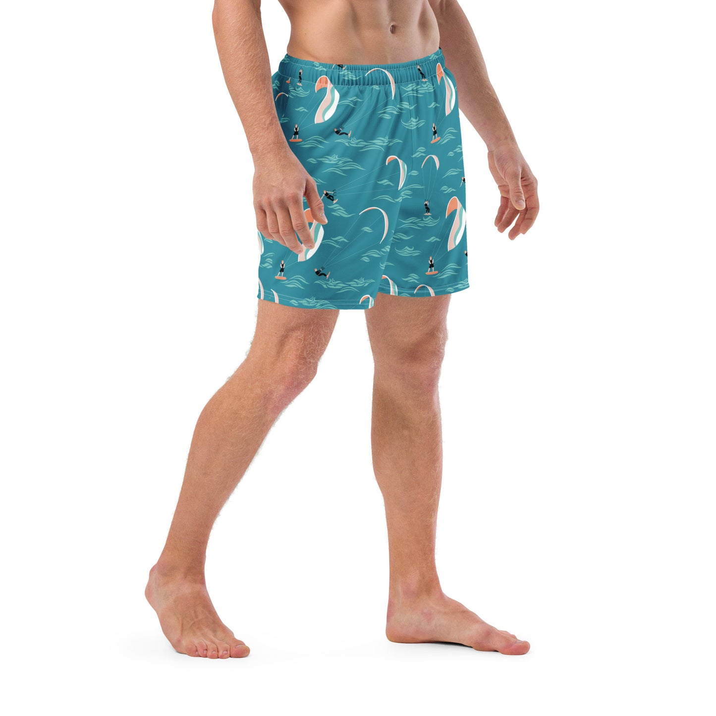 Men's Swim Trunks (Glamourange Mens Swim Trunks By Patterns - 006 Model)