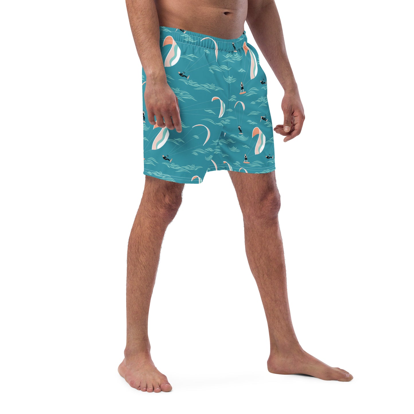 Men's Swim Trunks (Glamourange Mens Swim Trunks By Patterns - 006 Model)