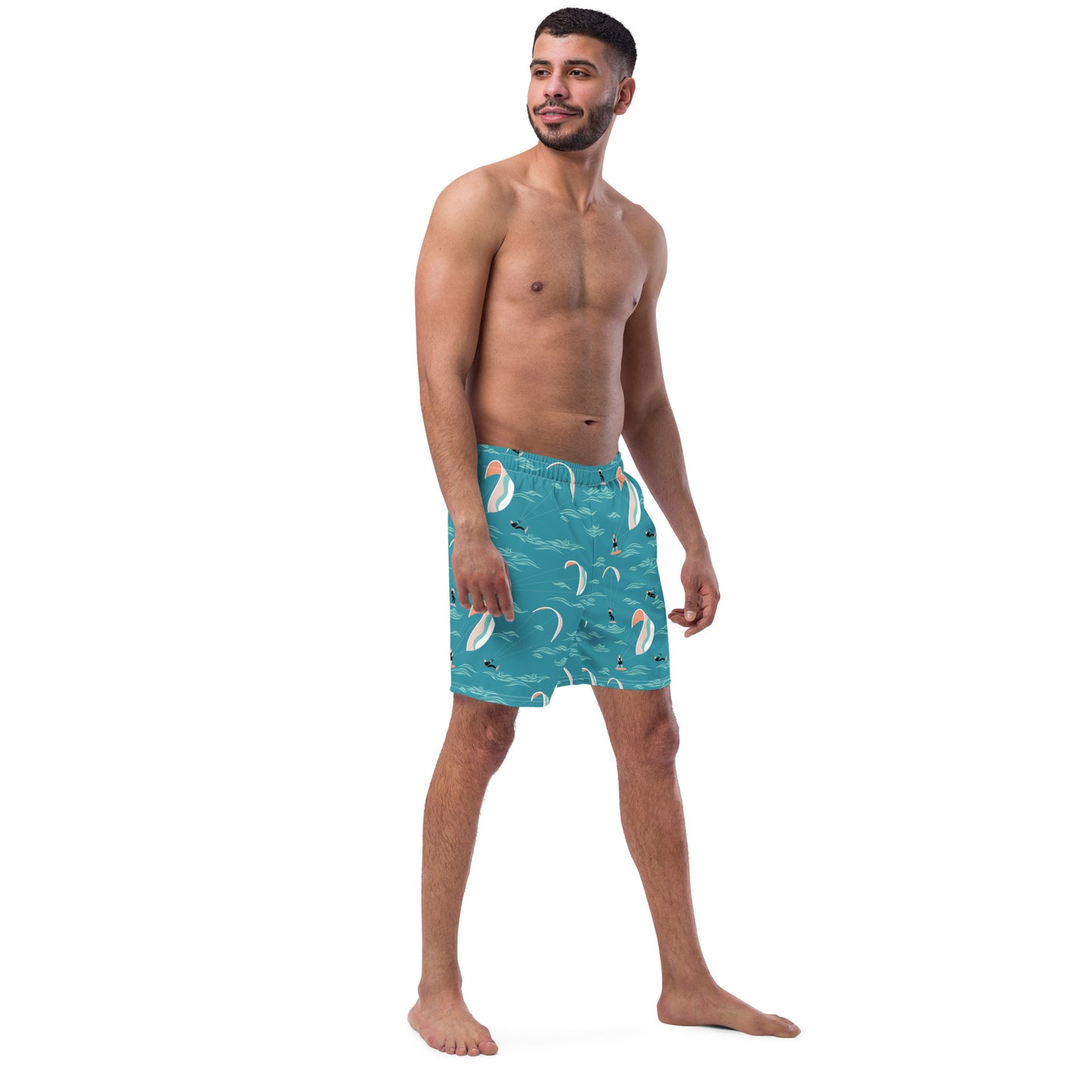 Men's Swim Trunks (Glamourange Mens Swim Trunks By Patterns - 006 Model)