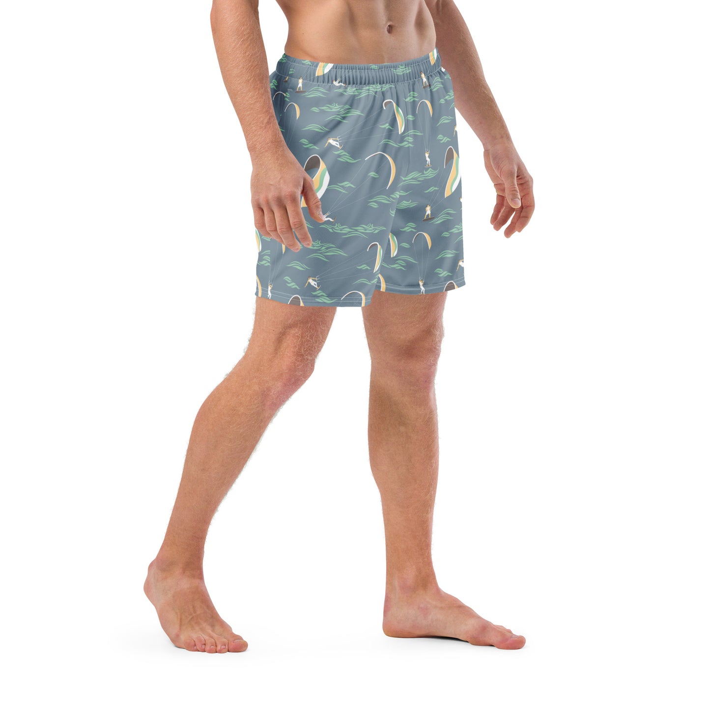 Men's Swim Trunks (Glamourange Mens Swim Trunks By Patterns - 007 Model)