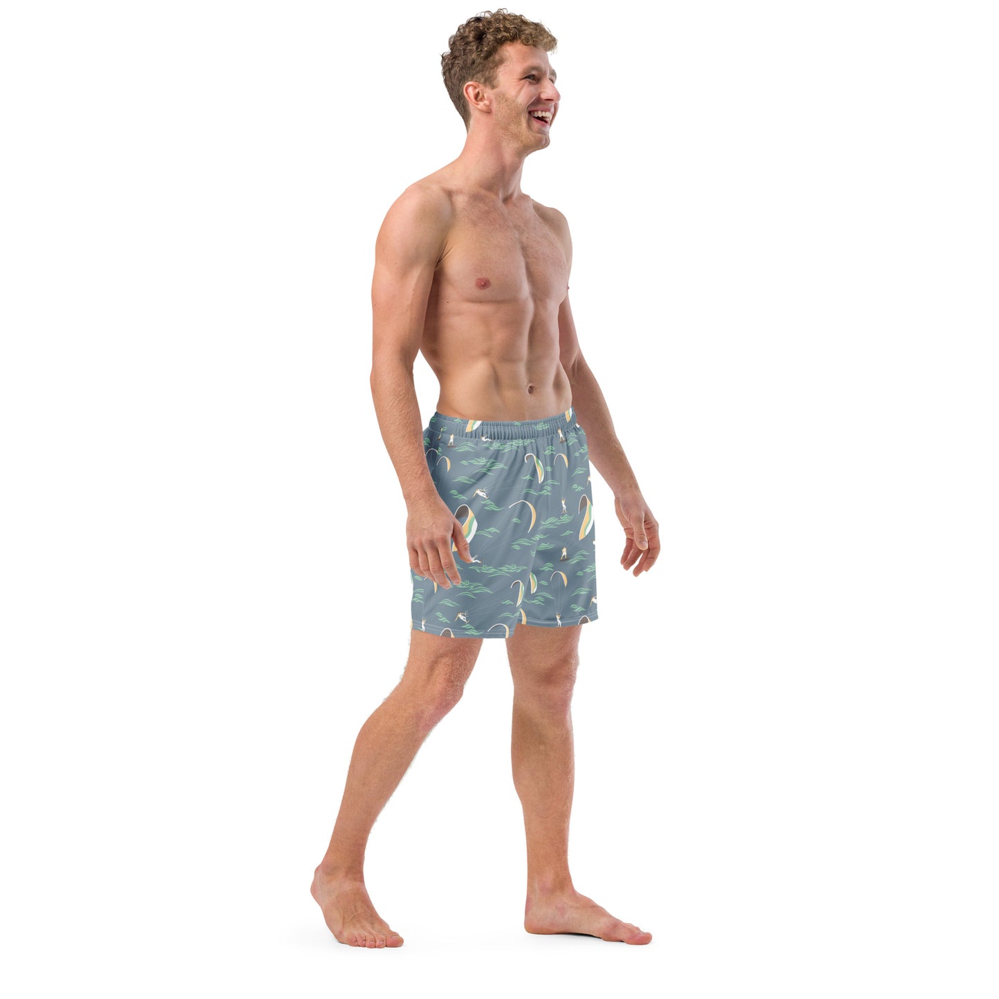 Men's Swim Trunks (Glamourange Mens Swim Trunks By Patterns - 007 Model)