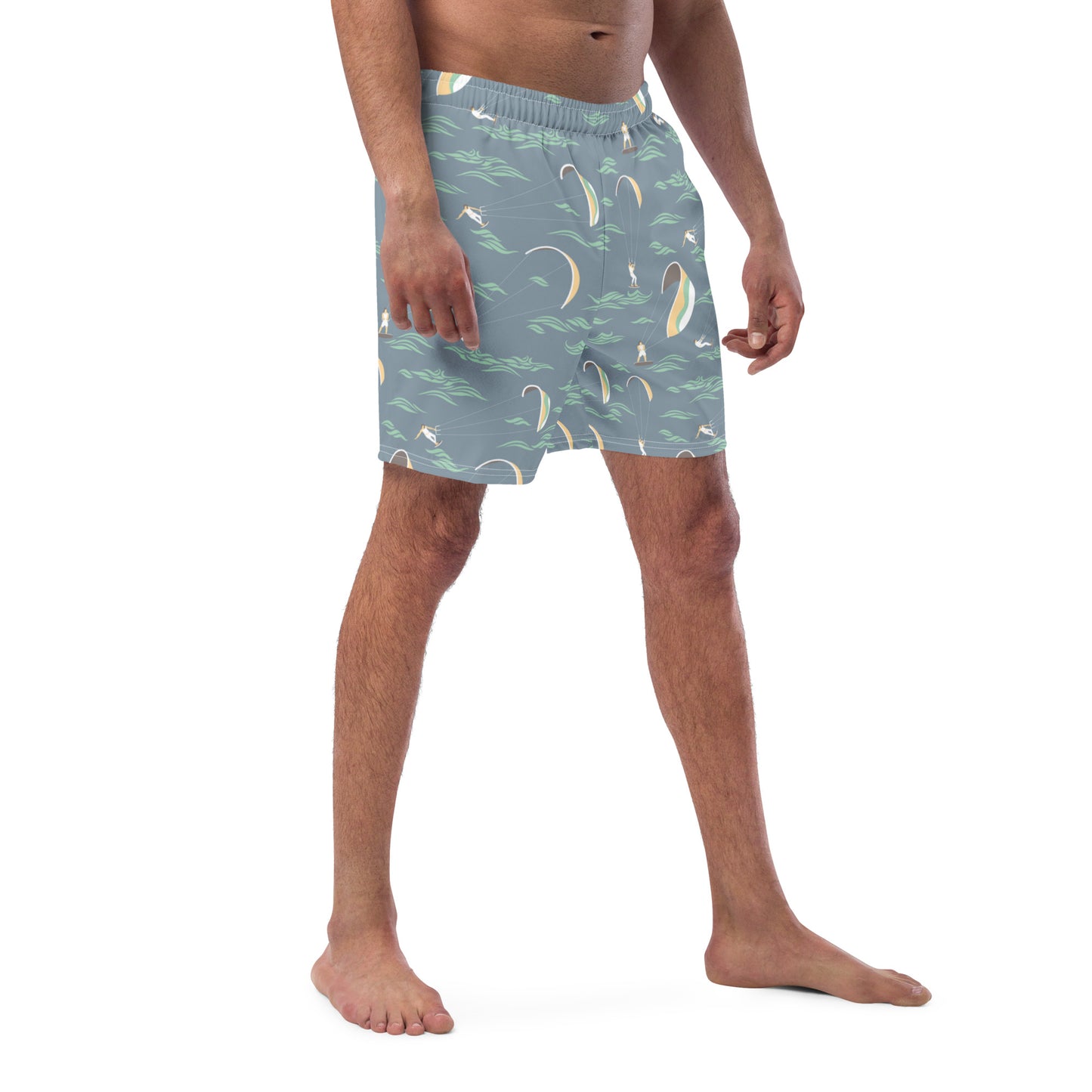 Men's Swim Trunks (Glamourange Mens Swim Trunks By Patterns - 007 Model)