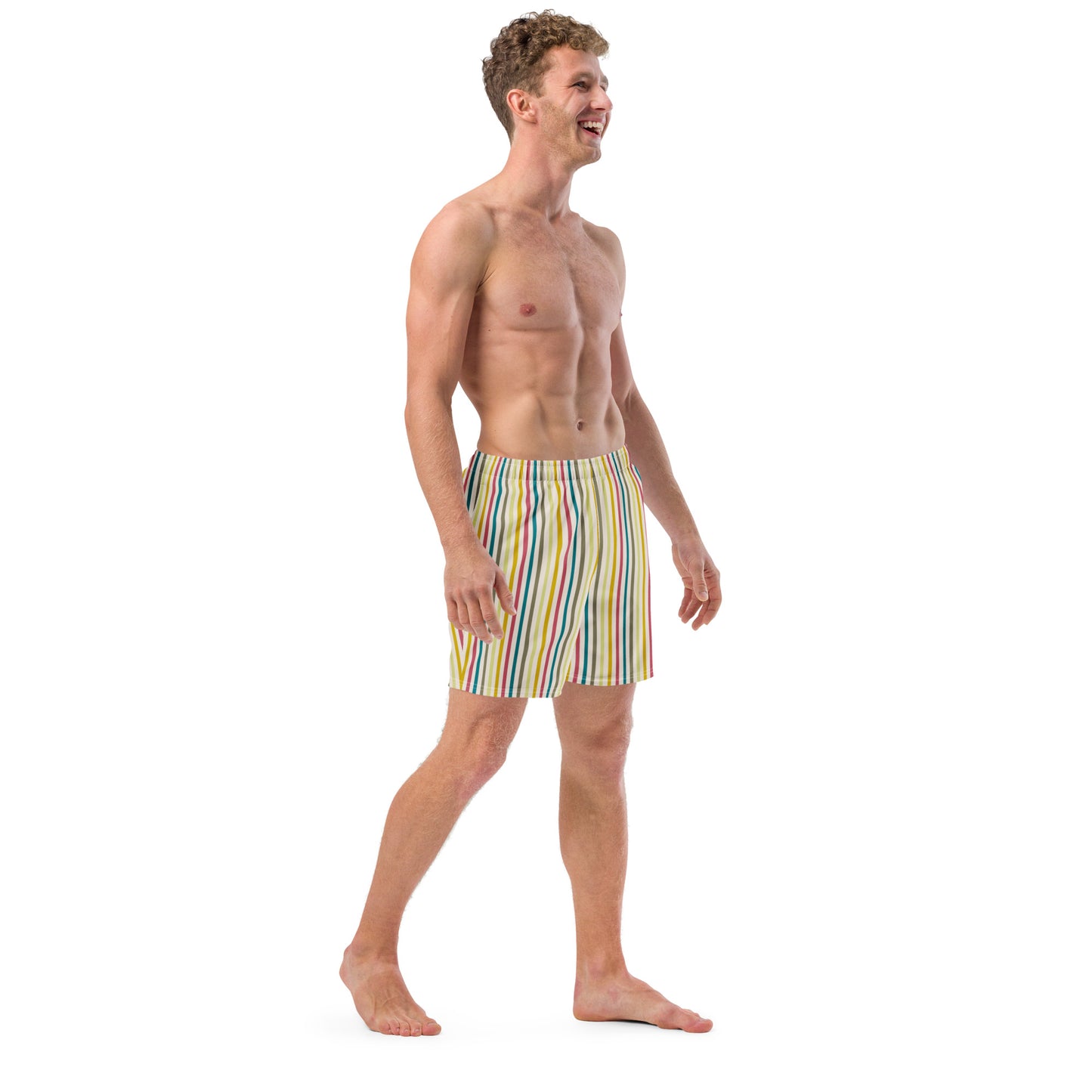 Men's Swim Trunks (Glamourange Mens Swim Trunks By Patterns - 0011 Model)