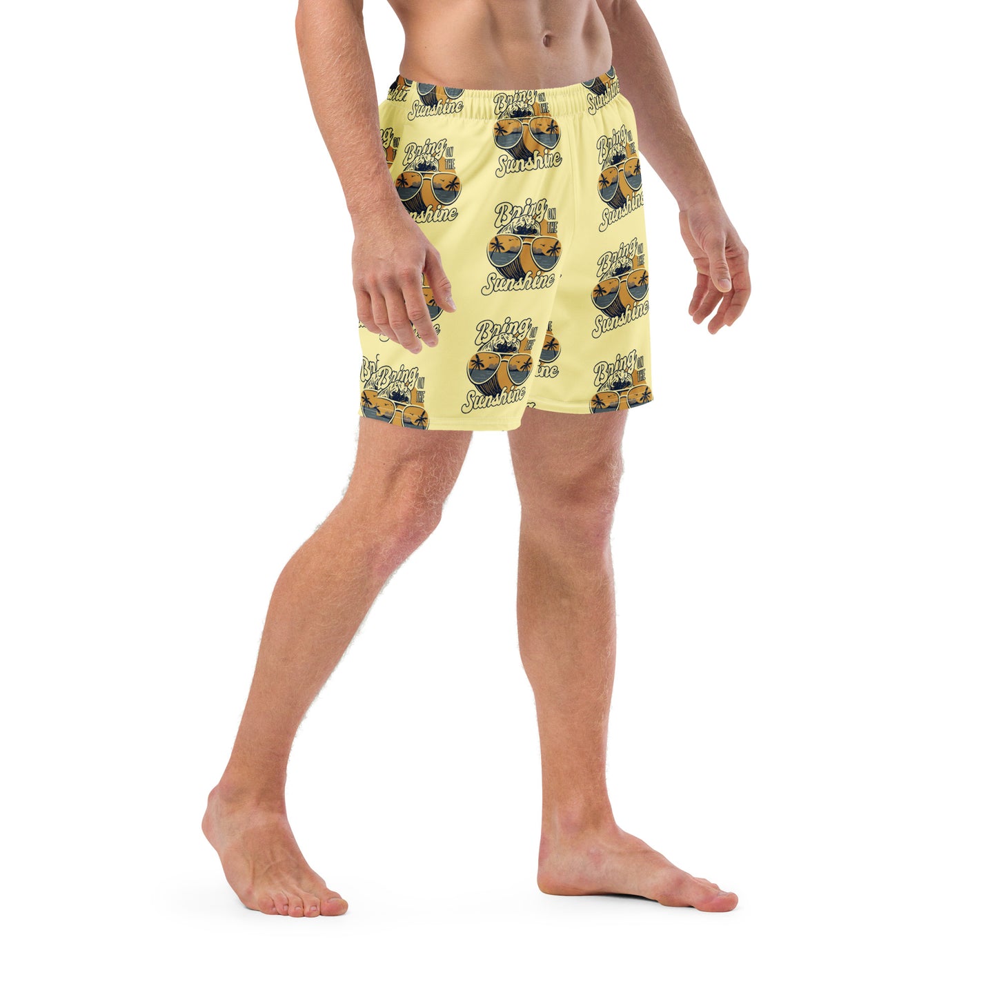 Men's Swim Trunks (Glamourange Mens Swim Trunks By Patterns - 0012 Model)