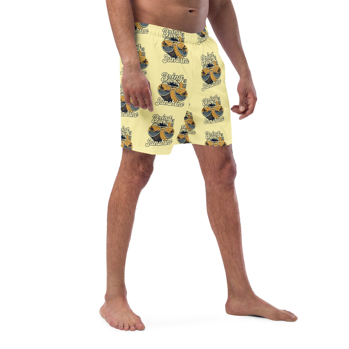 Men's Swim Trunks (Glamourange Mens Swim Trunks By Patterns - 0012 Model)