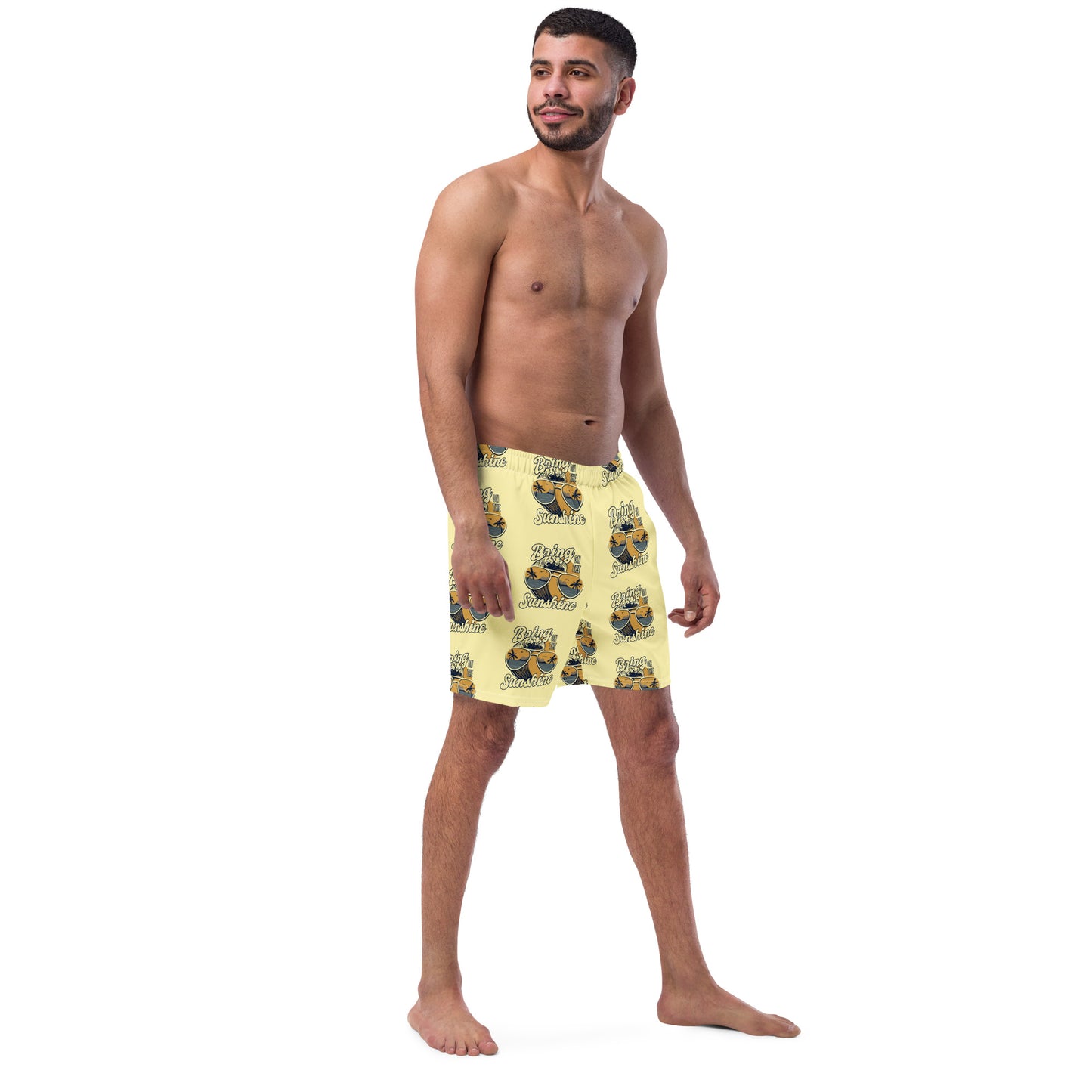 Men's Swim Trunks (Glamourange Mens Swim Trunks By Patterns - 0012 Model)