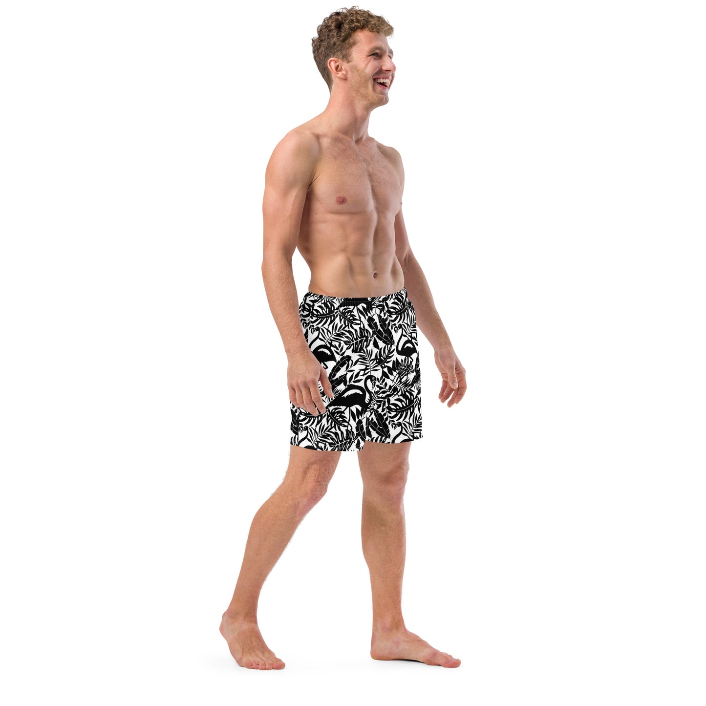 Men's Swim Trunks (Glamourange Mens Swim Trunks By Patterns - 0018 Model)