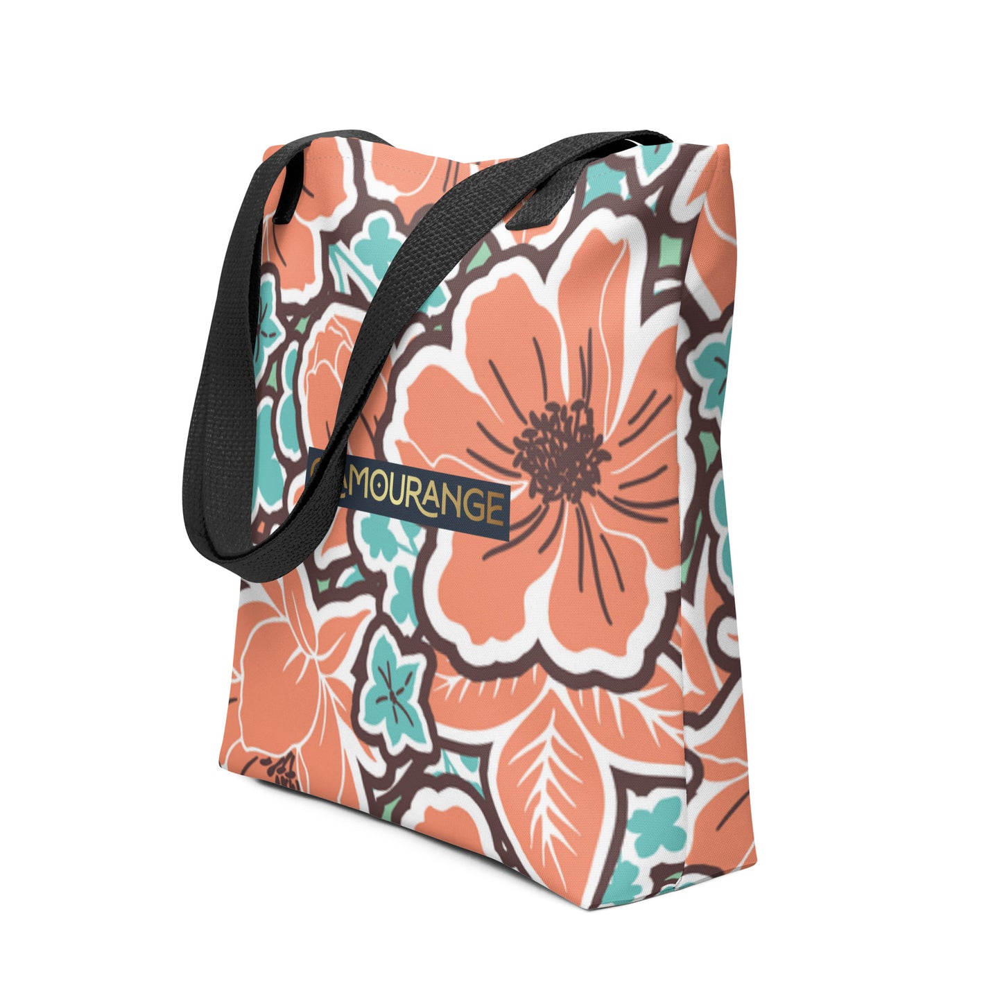 Tote Bag Women Designer (Flower Pattern 007)