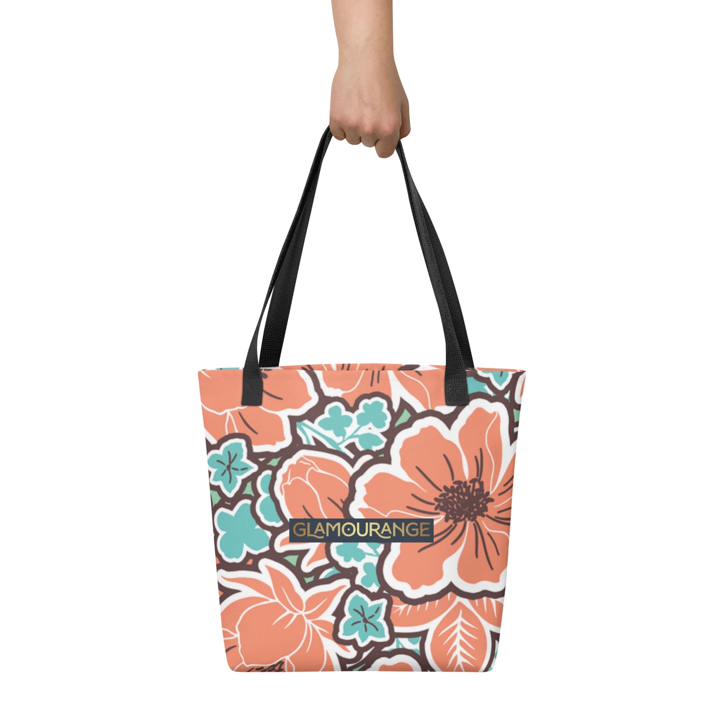 Tote Bag Women Designer (Flower Pattern 007)