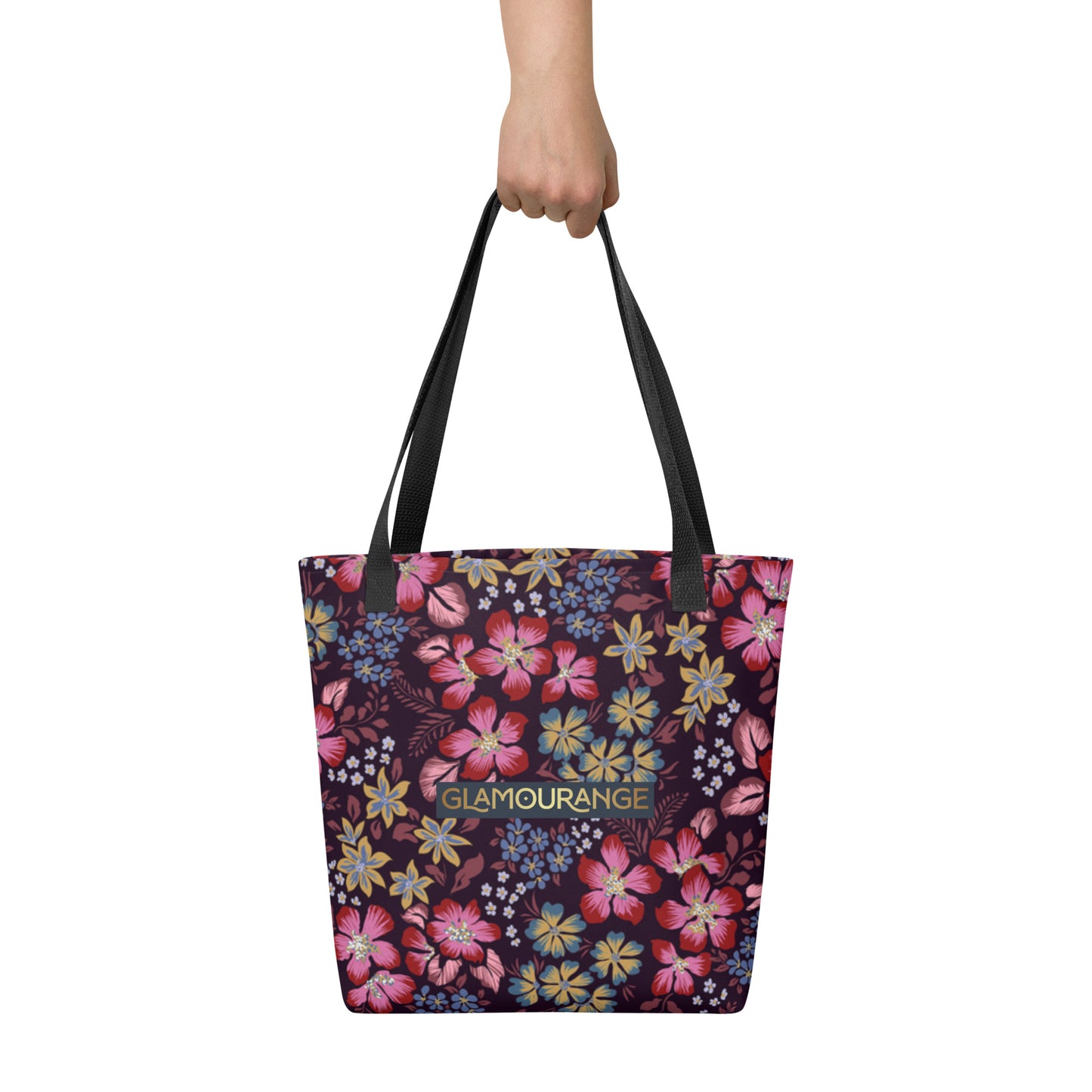 Tote Bag Women Designer (Flower Pattern 0011)