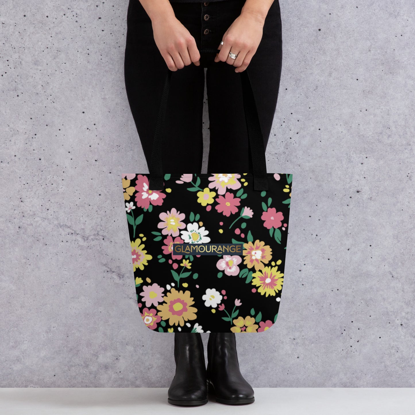 Tote Bag Women Designer (Flower Pattern 003)