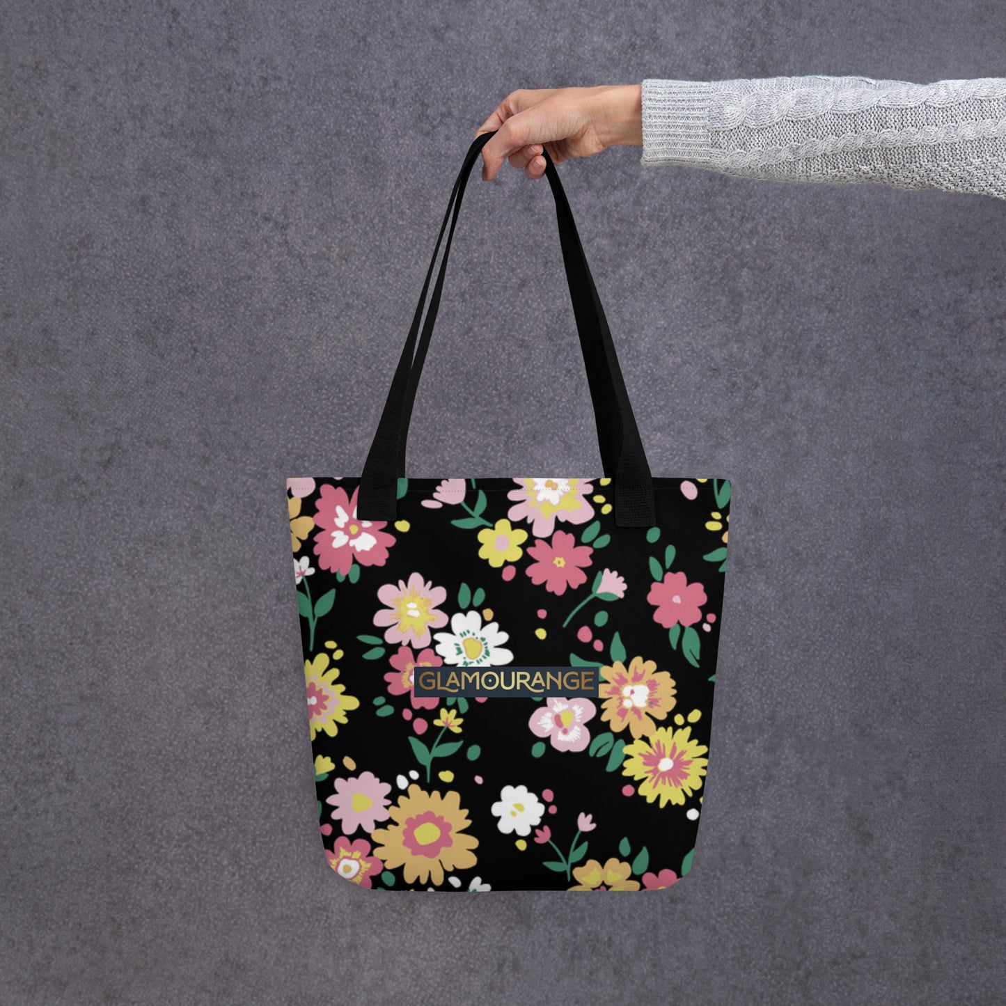 Tote Bag Women Designer (Flower Pattern 003)